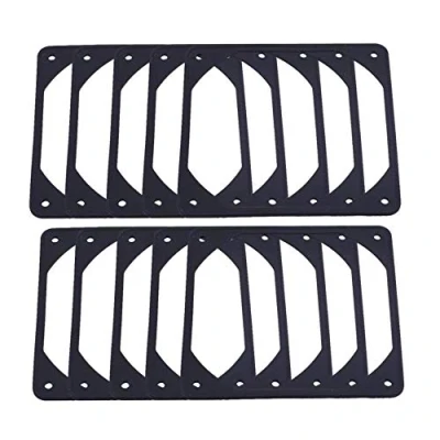 Abbildung von Yaootely 10Pcs 120Mm SchwingungsdäMpfende Silizium LüFterdichtung GeräUschreduzierende Dichtung für PC ComputergehäUse LüFter