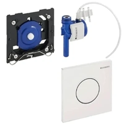 Abbildung von Geberit Urinal Handauslösung HyTouch pneumatisch, Design Sigma01 weiß,116.011.11.5