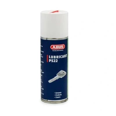 Abbildung von ABUS Pflegespray PS22 Fettfreier Schmierstoff für Türzylinder, Autoschlösser, Werkzeuge schützt vor Feuchtigkeit und Vereisung, 240ml