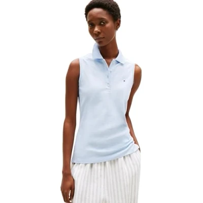 Abbildung von Tommy Hilfiger Sleeveless Top, Damen, Größe: Medium, Sky blue