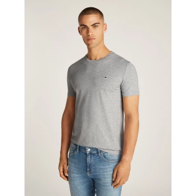 Abbildung von Tommy Jeans SLIM Jaspe TEE Tshirt basic, Herren, Größe: 50, Grey