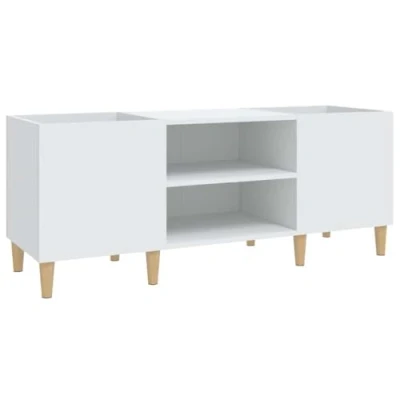 Abbildung von vidaXL Media Regal Plattenschrank Weiß 121x38x48 cm Holzwerkstoff, 1 tlg.