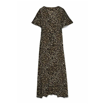 Abbildung von Vero Moda Vmalba Blusenkleid, Damen, Größe: XS, Tan