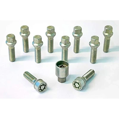 Abbildung von H&amp;R Radschrauben Satz Kegelbund M14x1.50 Länge 45mm 10 Stück inkl. Felgenschloss