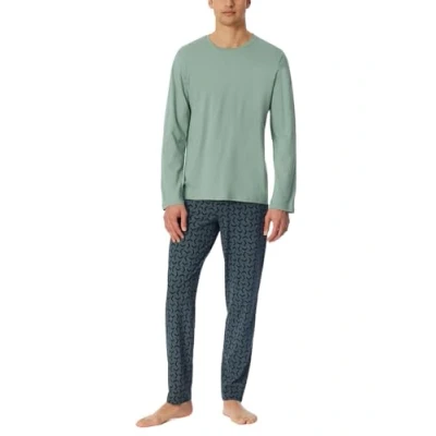 Abbildung von Schiesser Essentials SET Nachtwäsche Set, Herren, Größe: 52, Linde