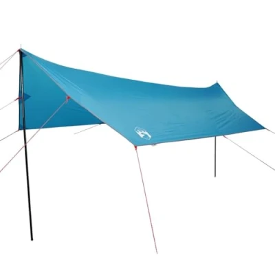 Abbildung von Wasserdichte Camping Canvas Plane 460x305x210 cm Blau