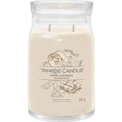 Abbildung von Yankee Candle Signature Large JAR WARM Cashmere Duftkerze, Größe: 569 g, Beige
