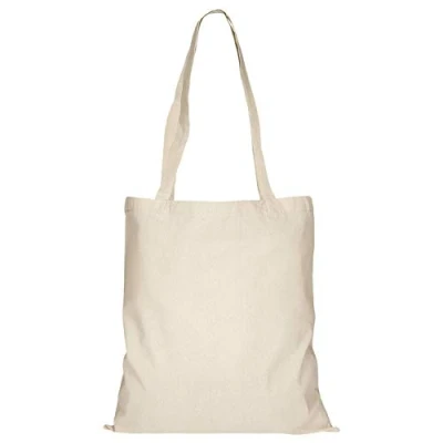 Abbildung von TEXXILLA 10er 25er 100er Pack Baumwolltasche 28 Farben mit Zwei Langen Henkeln 38x42cm Jutebeutel Einkaufstasche unbedruckt, Farbe:natur, Größe:25 Stück