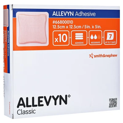 Abbildung von Allevyn Adhesive 12,5x12,5 cm haftende W 10 St