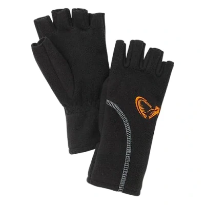 Abbildung von Savage Gear Wind Pro Halbfinger Handschuhe M Angelhandschuhe