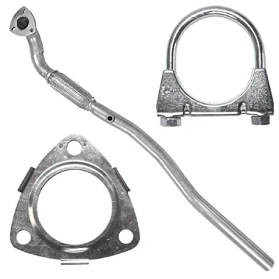 Abbildung von Kollektorrohr Hosenrohr Rohrvorne Flexrohr für Opel Astra H 3 III Zafira B 2 II 1.6i 16V