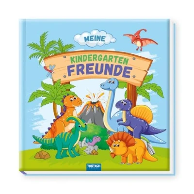 Abbildung von Trötsch Freundebuch Meine Kindergartenfreunde Dinosaurier: Freundealbum Kindergarten Feunde Erinnerungsalbum (Dinosaurierwelt: Alles rund um die Dinos)