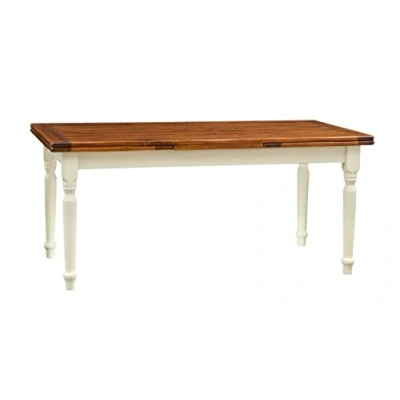 Abbildung von Biscottini Esstisch ausziehbar Made in Italy 180x90 cm Holz massiv Küchentisch