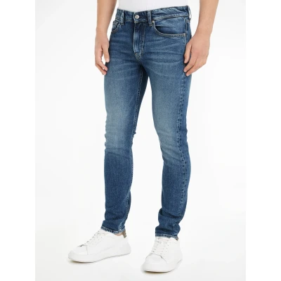 Abbildung von Calvin Klein Jeans SLIM Tapered Fit, Herren, Größe: 33x34, Denim medium