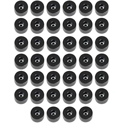Abbildung von Adam Hall Hardware 4911 M40 AH 40er Set Gummifuß 38 x 25 mm schwarz im Beutel