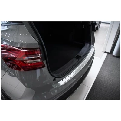 Abbildung von tuning art L3113 Edelstahl Ladekantenschutz passend für Skoda Kodiaq 2 12/2023 , Farbe:Silber