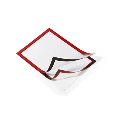 Abbildung von DURABLE Magnetrahmen selbstklebend DURAFRAME rot 2 Stück