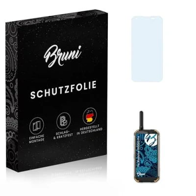 Abbildung von Bruni Schutzfolie kompatibel mit Blackview BV9500 Pro Folie, glasklare Displayschutzfolie (2X)