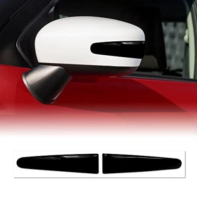 Abbildung von 4R Quattroerre.it 2334 3D Klebeschutzprofile für Autospiegel, Schwarz, 11.4 x 3 cm