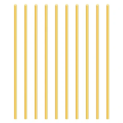 Abbildung von iMeistek 1mm Messingstab,150mm Länge Messing Massiver Runde für DIY Handwerk(10PCS)