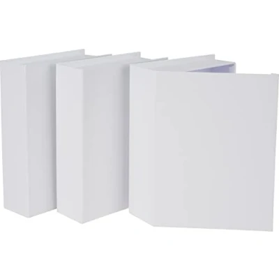 Abbildung von VBS Aufbewahrungsbox Klappdeckel Box BUCH, 19 cm x 14 5 weiß