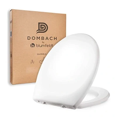 Abbildung von blumfeldt WC Sitz Kaiana Toilettendeckel, Absenkautomatik, antibakterielle Oberfläche, Quick Release Funktion