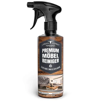 Abbildung von URBAN FOREST Holzreiniger, Möbelreiniger Möbelpflege Reinigungsmittel 500ml Holzreiniger (1 St. 500ml, für Möbel, Leder, Holz)