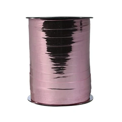 Abbildung von Clairefontaine 602098C Spule Geschenband 250mx7mm, 1 Stück, Altrosa Metaleffekt
