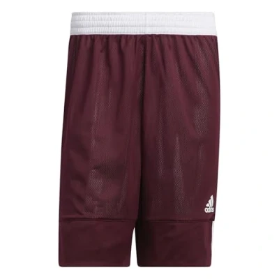 Abbildung von adidas Herren 3G Speed Reversible Shorts, Maroon/White, XL