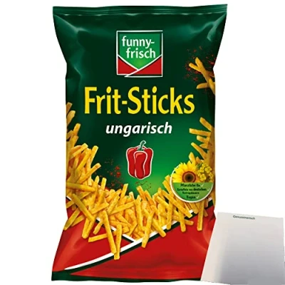 Abbildung von Funny Frisch Frit Sticks Ungarisch 1er Pack (1x100g Beutel) + usy Block