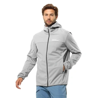 Abbildung von Jack Wolfskin Softshelljacke, Herren, Größe: XXL, Cool grey