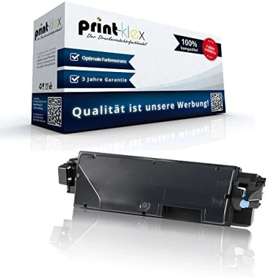 Abbildung von Print Klex Kompatible Tonerkartusche für Kyocera ECOSYS M6030cdn M6530cdn P6130cdn 1T02NR0NL0 TK5140 TK 5140 5140K TK5140K K Schwarz Black Office Serie
