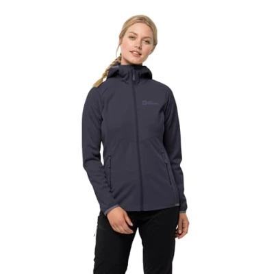 Abbildung von Jack Wolfskin GO HIKE Softshelljacke, Damen, Größe: Large, Graphite