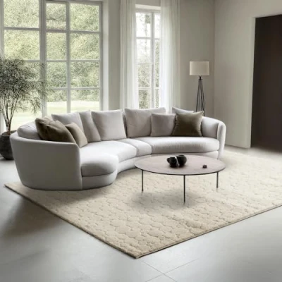 Abbildung von the carpet Teppich &quot;Eclipse 2324&quot;, rechteckig, moderner Wohnzimmer weicher Flor