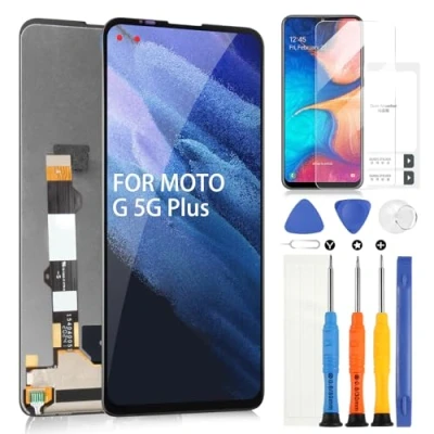Abbildung von ARSSLY für Moto G 5G Plus LCD Display, Motorola XT2075 2 3 6,7&quot; Touchscreen Digitazer Assembly Ersatz mit Reparatur Kit