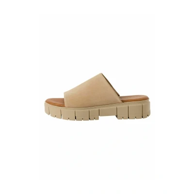Abbildung von Tamaris Pantolette hoch, Damen, Größe: 38, Tan suede Leder