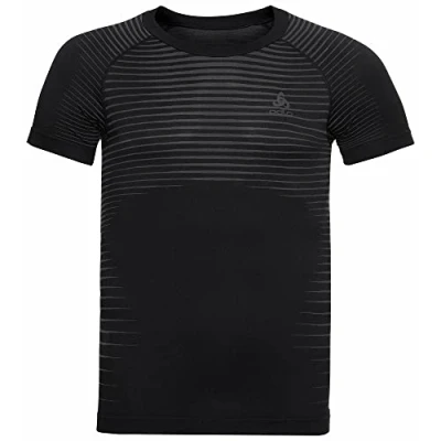 Abbildung von ODLO MIT Integrierten BELÜFTUNGSZONEN Tshirt print, Herren, Größe: Small, Black