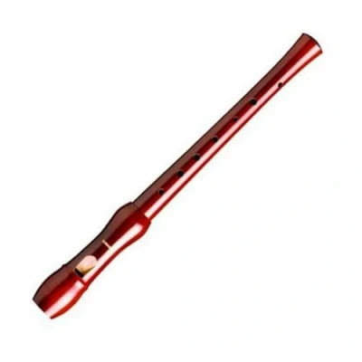 Abbildung von HOHNER Blockflöte, Musica Line, barock, Doppelloch, zweiteilig, Birnbaum dunkel