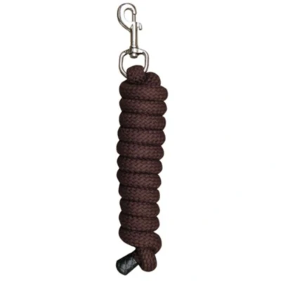 Abbildung von Harry&#039;s Horse Halfterführstrick Mounty Karabiner Braun 2m
