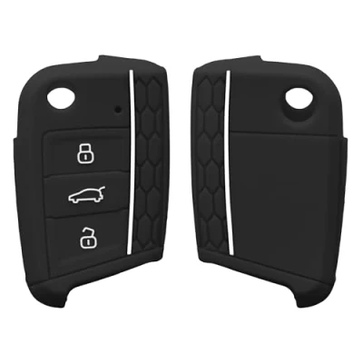 Abbildung von kwmobile Schlüsseltasche Autoschlüssel Silikon Hülle für VW Golf 7 MK7,