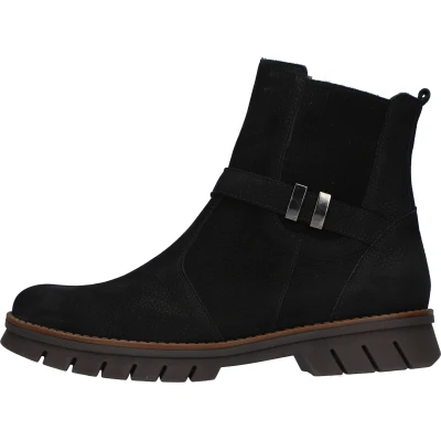 Abbildung von Waldläufer H XARA Chelseaboots, Schlupfboots, Stiefelette, Blockabsatz, Bequemweite (sehr weit)