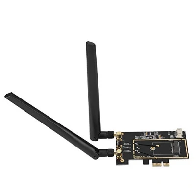 Abbildung von M.2 NGFF auf PCI E X1 / X4 X8 X16 Desktop WLAN Adapter Netzwerkkarten Konverter mit Dual Band Antenne für 8260 7265 1535 7260