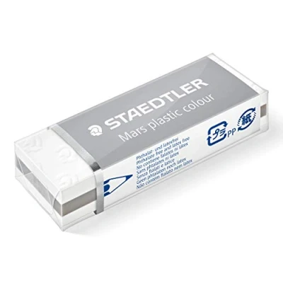 Abbildung von STAEDTLER Radierer Mars plastic colour, geringe Krümelbildung, Phthalat und latexfrei, 1 Stück, 52650E1 80