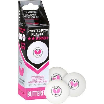 Abbildung von Butterfly Tischtennisbälle R40+ weiß ( 3er Set )