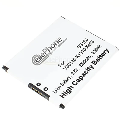 Abbildung von cellePhone Akku Li Ion kompatibel mit Gigaset GS160 GS170 (Ersatz für V30145 K1310 X463)