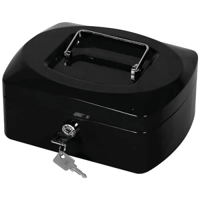 Abbildung von Q Connect KF02602 Geldkassette 20,32 cm schwarz