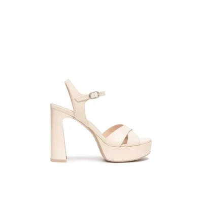 Abbildung von Nero Giardini E510212D Damen Sandalen aus Lack, Milch, 37 EU