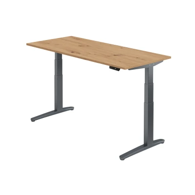 Abbildung von Hammerbacher Schreibtisch XBHM19 Asteiche/Graphit