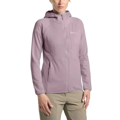 Abbildung von Jack Wolfskin Kolbenberg Hooded FZ W Trainingsjacke, Damen, Größe: Large, Wild blossom