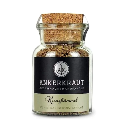 Abbildung von Ankerkraut Kreuzkümmel, ganz , Cumin, 65g im Korkenglas